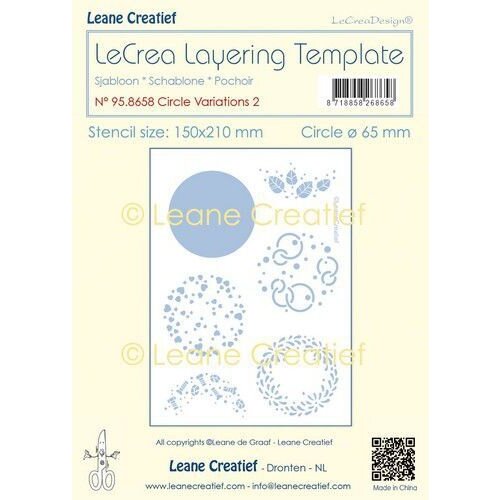 LeCrea -  Stencil Cirkel variaties no. 2 95.8658