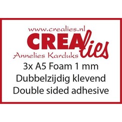 Crealies Basics 3x Foam A5 1 mm CLBSF1mm A5