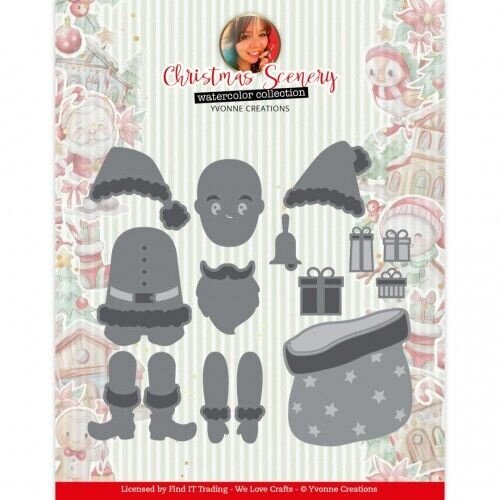 YCD10335 - Mal - Yvonne Creations Christmas Scenery - Santa Claus
