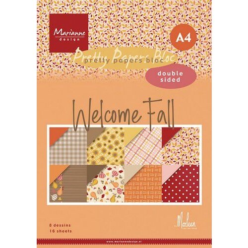 Marianne Design PK9185 - Welcome Fall by Marleen