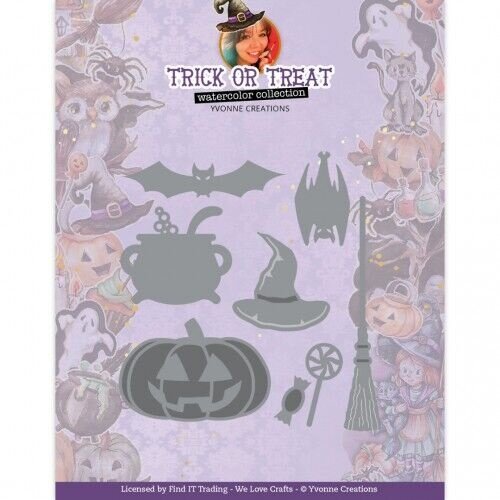 Designed by Anna YCD10329 - Mal - Yvonne Creations - Trick or Treat - Happy Halloween