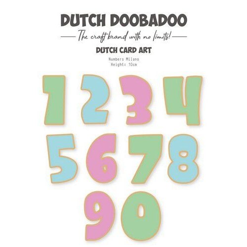 Dutch Doobadoo 470784265  - Dutch Doobadoo Card Art Nummers 0-9 470.784.265