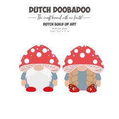 470784270  - Dutch Doobadoo  Build Up Gnome met paddenstoel A5 470.784.270