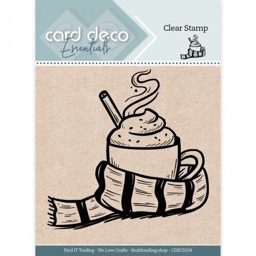 Card Deco Card Deco Essential - Clear Stamp - Hot Chocolate