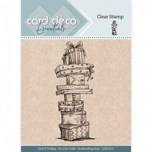 Card Deco Card Deco Essential - Clear Stamp - Stacked Gifts