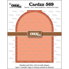 Crealies Cardzz Dubbele boog kaart CLCZ569 max. 10,5 x 14,5 cm