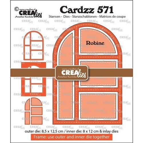 Crealies Crealies Cardzz Frame & inlay Robine CLCZ571 max. 8,5 x 12,5 cm