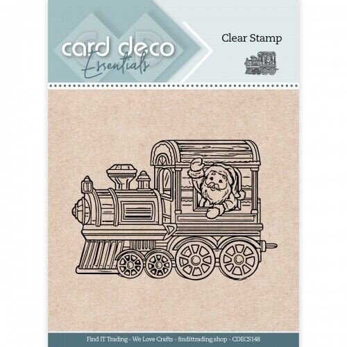 Yvonne Creations CDECS148  - Card Deco Essential - Clear Stamp - Train