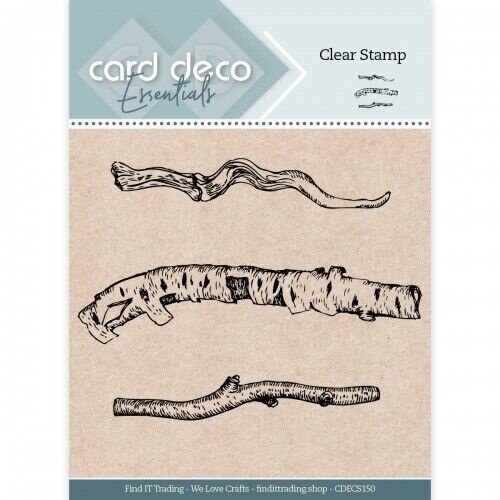 CDECS150 - Card Deco Essentials - Clear Stamp - Birch Trunk