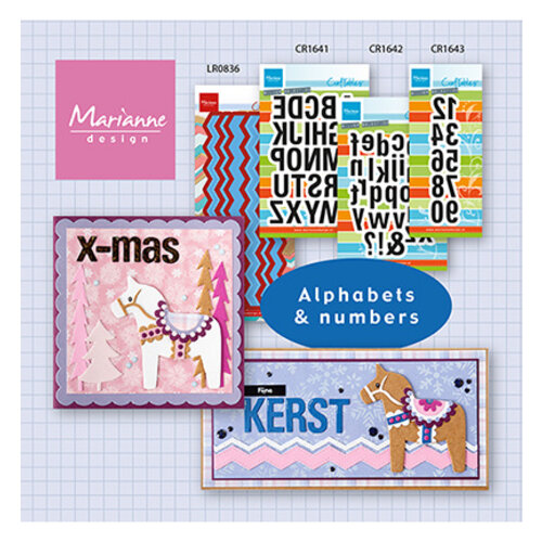 Marianne Design CR1641 - Alfabet in hoofdletters
