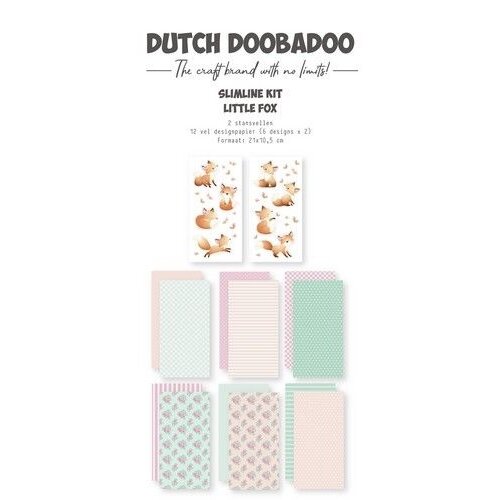 Dutch Doobadoo Dutch Doobadoo Crafty Kit Slimline Little Fox 473.005.054