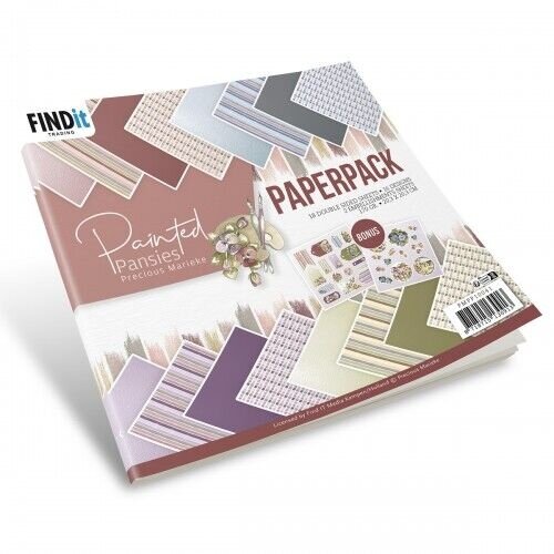 Precious Marieke PMPP10041 - Paperpack - Precious Marieke - Painted Pansies