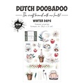 Dutch Doobadoo Die Cut Sheet A4 Winter days - tags 474.007.022 (11-23)