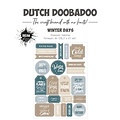 Dutch Doobadoo Die Cut Sheet A4 Winter days 474.007.023 (11-23)