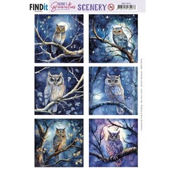 BBSC10014 - Push-Out Scenery - Berries Beauties - Owl Square