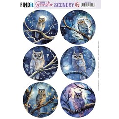 BBSC10013 - Push-Out Scenery - Berries Beauties - Owl Round