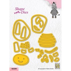 Nellies Choice Shape Die Zebra SD299