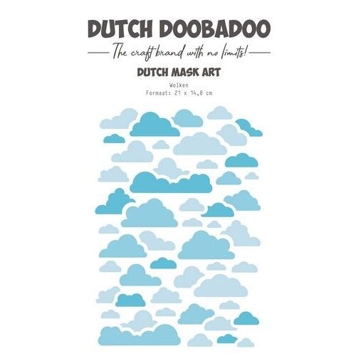 Dutch Doobadoo Mask Art Wolken A5 470.784.291