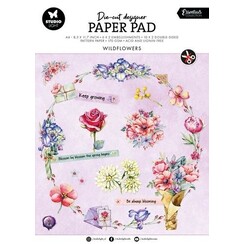 Studio Light Die-cut Paper Pad Wildflowers Essentials nr.145 SL-ES-DCPP145 294x210x9mm