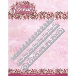 ADD10312 - Mal - Amy Design - Pink Florals - Floral Border