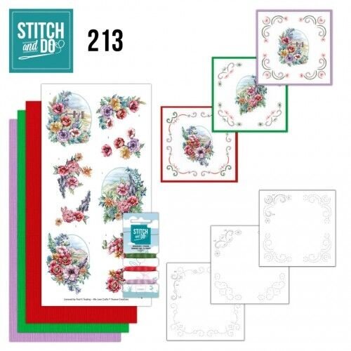 STDO213 - Stitch and Do 213 - Yvonne Creations - Landscape Field Bouquet
