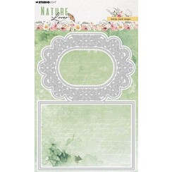 Studio Light Cutting dies Doily card shape Nature Lover nr.773 SL-NL-CD773 148x210x1mm