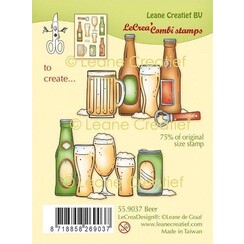 LeCrea - combi clearstamp Bier 55.9037