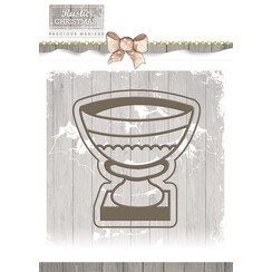 PM10041 Die - Precious Marieke - Rustic Christmas - Stone Vase-opruiming