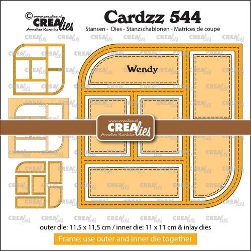 Crealies Crealies Cardzz Frame & Inlays Wendy CLCZ544 11,5x11,5cm