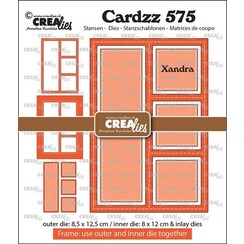 Crealies Cardzz Frame & inlay Xandra CLCZ575 8,5x12,5cm