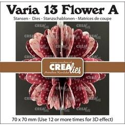 Crealies Varia 3D bloem A CLVAR13 70x70mm