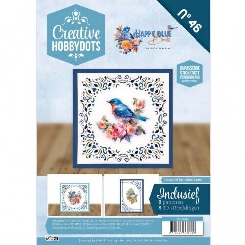 CH10046 - Creative Hobbydots 46 - Berrie's Beauties - Happy Blue Birds