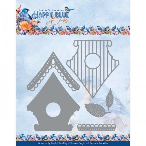 BBD10002 - Mal - Berries Beauties - Happy Blue Birds - Happy Birdhouse