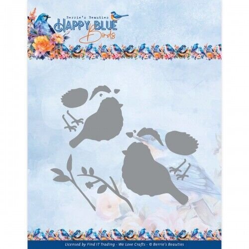 BBD10003 - Mal - Berries Beauties - Happy Blue Birds - Happy Birds
