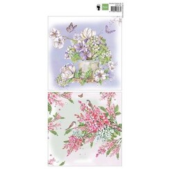 10 stuks EWK1297 -Country Flowers XL