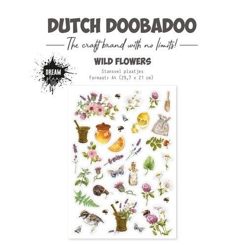 Dutch Doobadoo Stansvel Wild Flowers A4 474.007.027