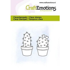 CraftEmotions clearstamps 6x7cm - Cactus 3