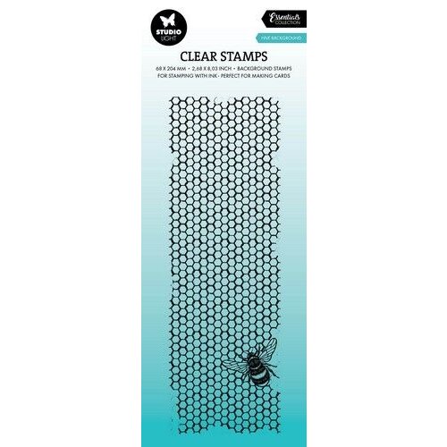 Studio Light Clear Stamp Hive background Essentials nr.619 SL-ES-STAMP619 68x204x3mm