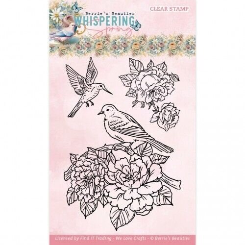 BBCS10004 - Clear Stamps - Berries Beauties - Whispering Spring - Birds