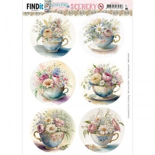 BBSC10020 - Uitdrukvel - Berries Beauties - Whispering Spring - Tea Round