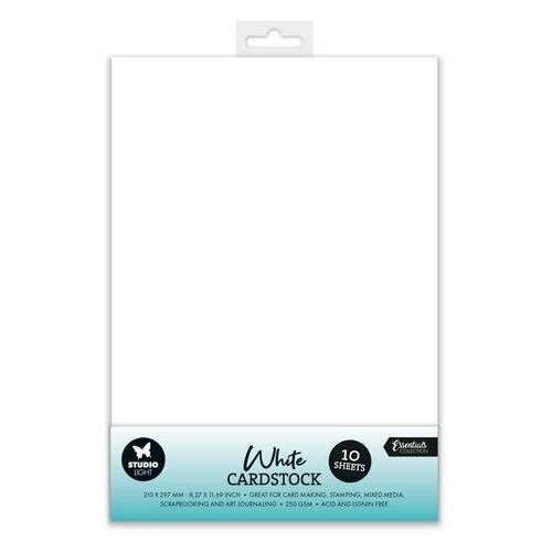 Studio Light Studio Light Paper Set Consumables White Cardstock 250 gsm nr.39 SL-CO-PS39 210x297x6mm