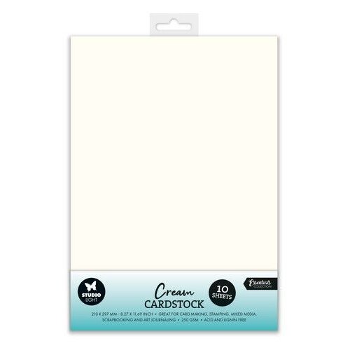 Studio Light Studio Light Paper Set Consumables Cream Cardstock 250 gsm nr.40 SL-CO-PS40 210x297x6mm
