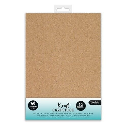 Studio Light Studio Light Paper Set Consumables Kraft Cardstock 250 gsm nr.42 SL-CO-PS42 210x297x6mm