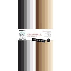 Studio Light Paper pad Brown&grey 250gsm Essentials nr.135 CCL-ES-PP135 300x150x9mm