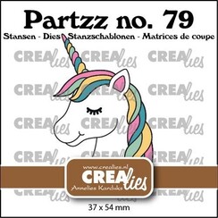 Crealies Partzz Eenhoorn CLPartzz79 37x54 mm