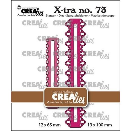 Crealies Crealies Xtra Cadeaukaart openingen B CLXtra73 12x65 - 19x100 mm