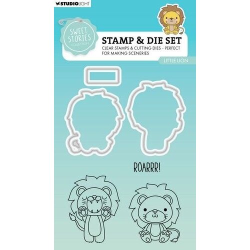 Studio Light Stamp & die Little Lion Sweet Stories nr.76 SL-SS-SCD76 148x105x1mm