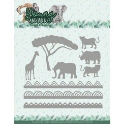 YCD10345 - Mal - Dies - Yvonne Creations - Young and Wild - Wildlife Borders