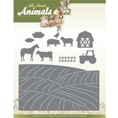 PM10265 - Mal - Precious Marieke - All About Animals - Farm Landscape