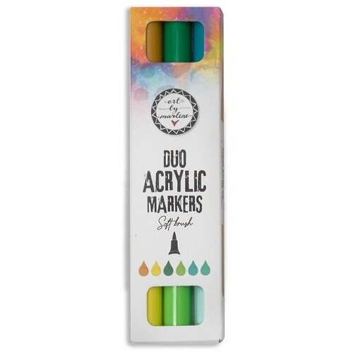 Studio Light Duo acrylic markers Greens Essentials nr.28 ABM-ES-MARK28 40x153x15mm